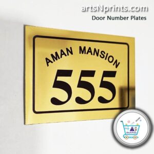 Self Adhesive Room Number Plates for PG Hostels Lockers Resorts hotel lodge and apartment flats